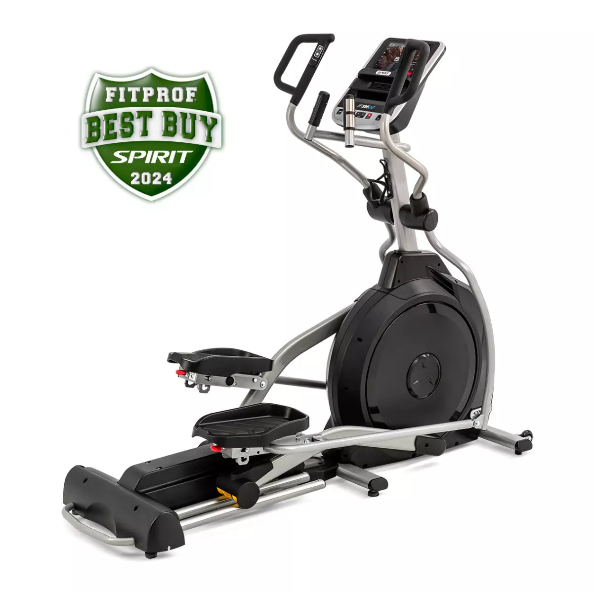 Spirit Fitness XE395ENT Elliptical Machine - Low Impact Cardio Trainer for Home Gym, Full Body Workout Equipment - Perfect for Small Spaces & Apartment Fitness