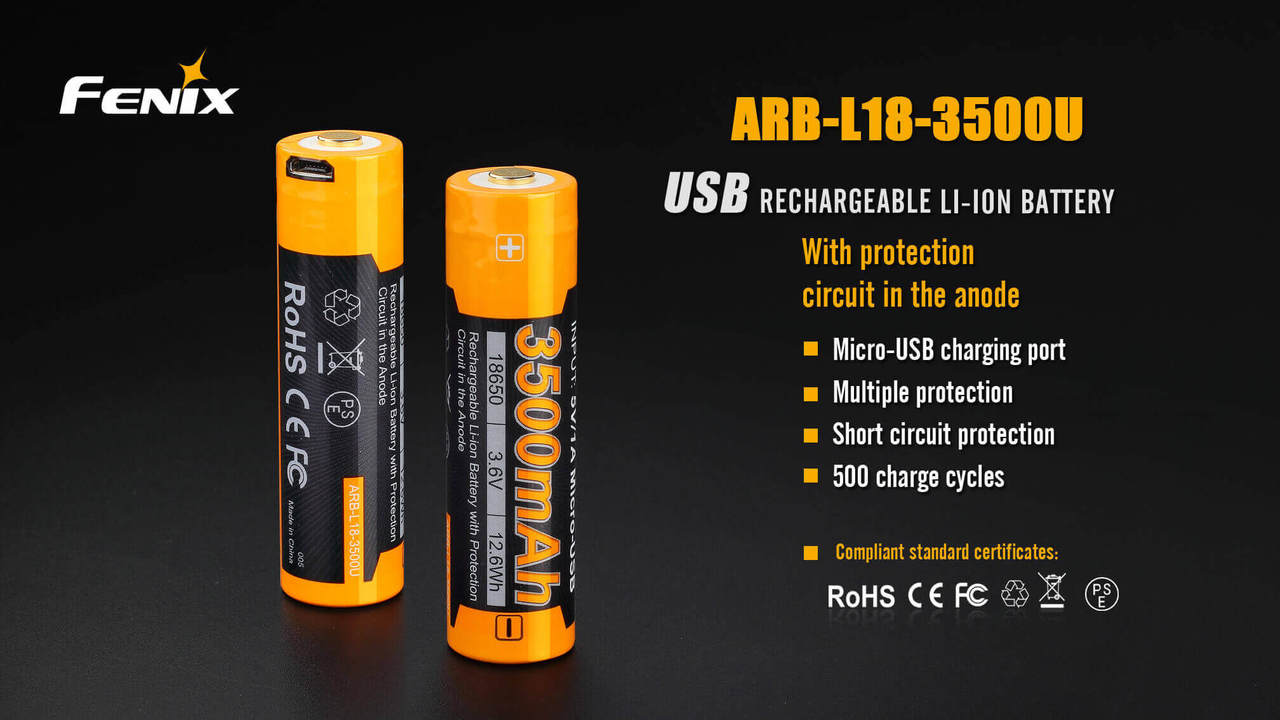 Fenix PD35 V3 Tactical Flashlight Bundle with Battery & Accessories - Perfect for Camping, Hiking & Emergency Preparedness