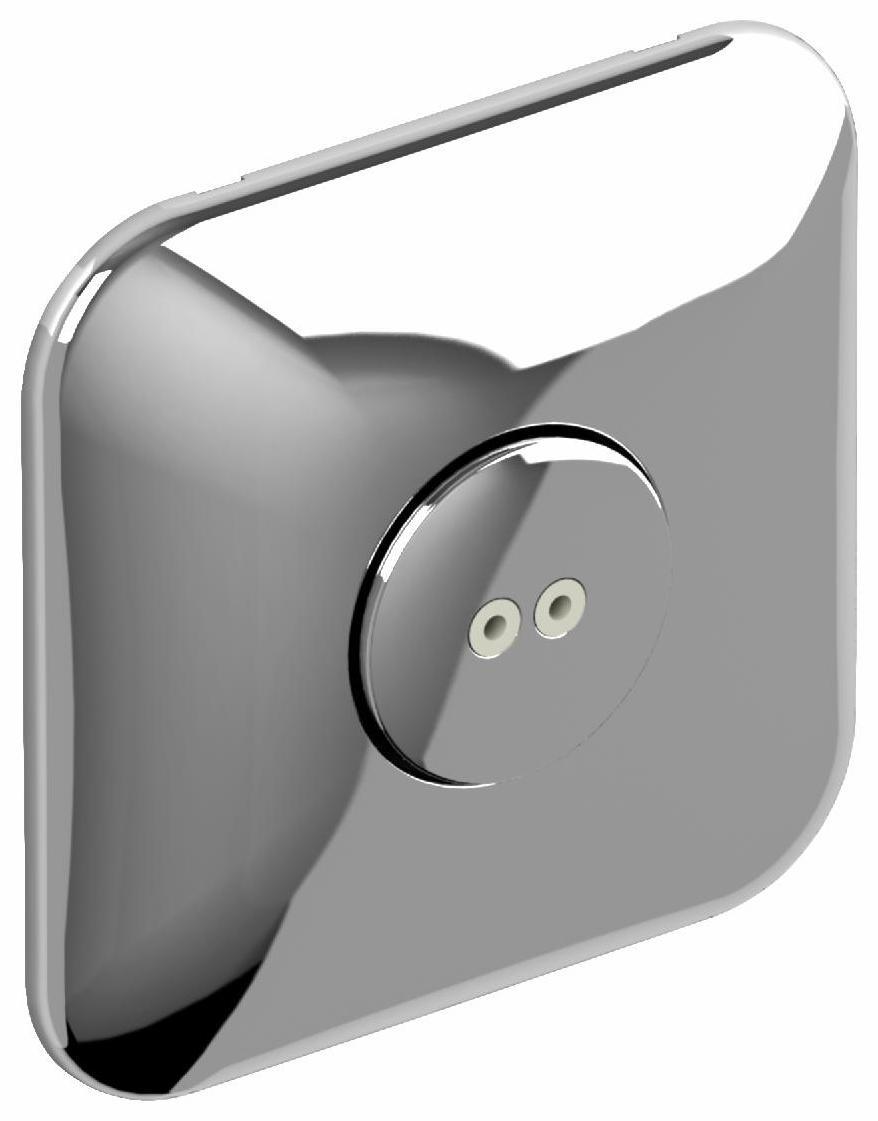RIOBEL 399C Round Body Spray - Chrome Finish for Shower & Bathroom | Durable & Stylish Bath Fixture