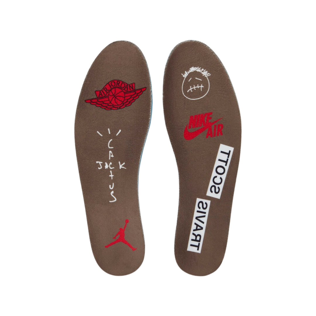 Air Jordan 1 x Travis Scott Retro Low OG SP Reverse Mocha Sneakers - Limited Edition Collaboration Shoes for Men - Perfect for Streetwear, Sneaker Collecting & Casual Fashion
