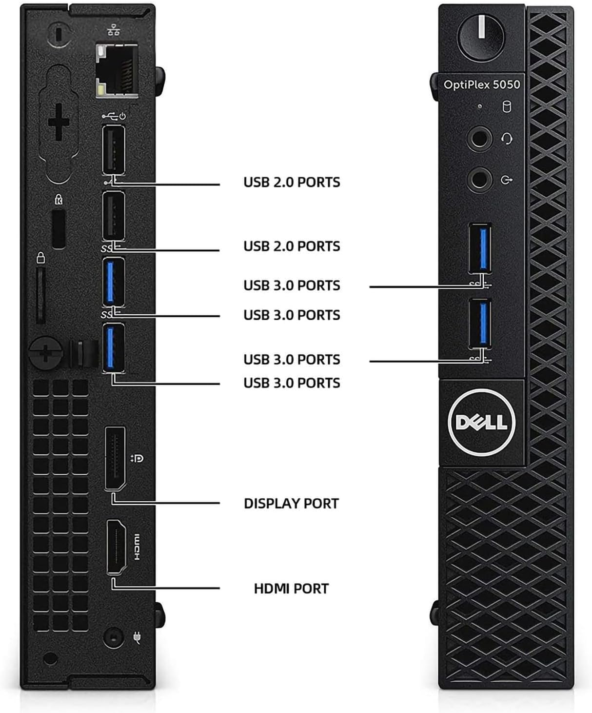 Dell OptiPlex Desktop Computer - Intel Core i5 Processor up to 3.00GHz, 16GB RAM, 512GB SSD, Windows 10 Pro, WiFi & Bluetooth - Perfect for Home Office, Business & Gaming