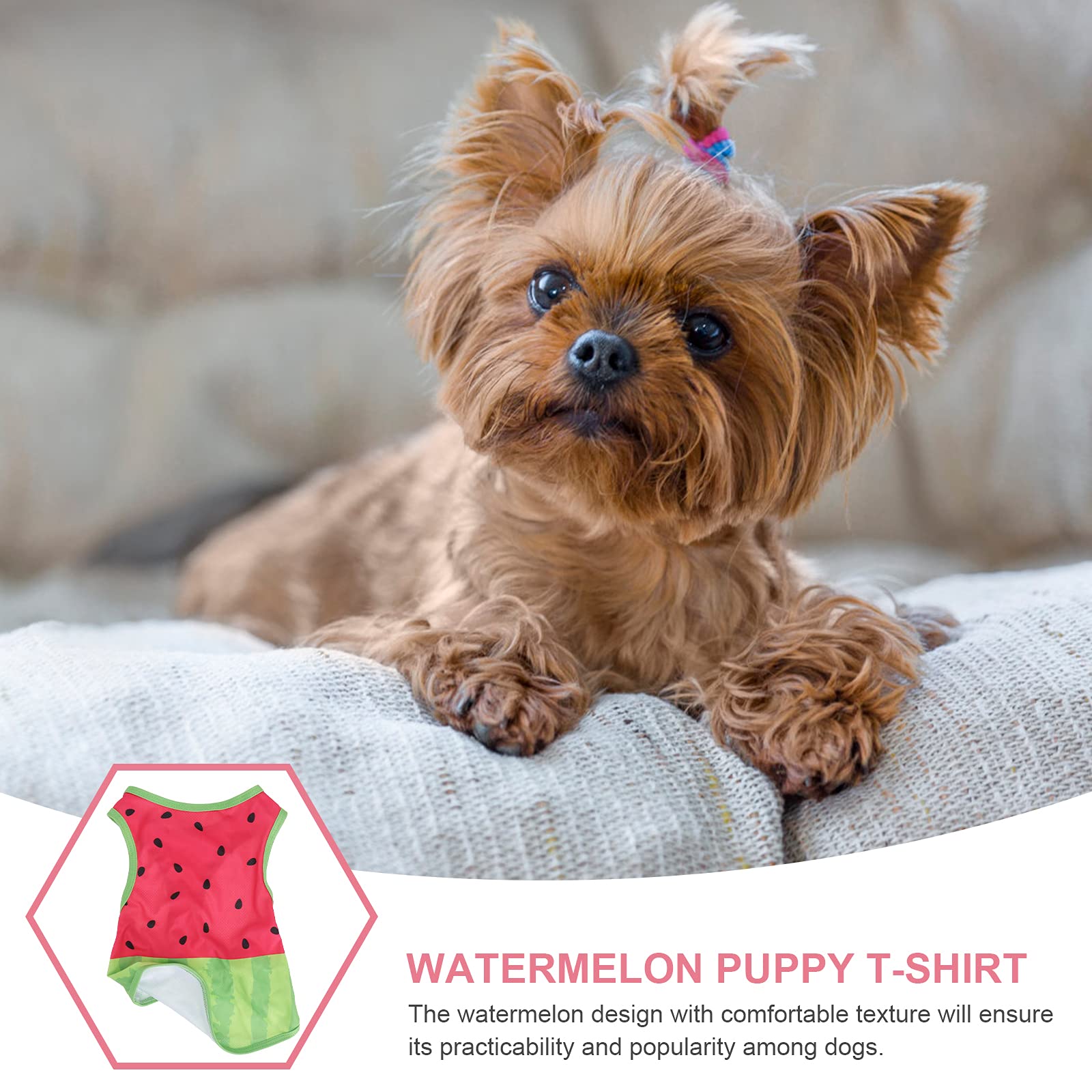 Cooling Dog Vest for Summer - Breathable Pet Clothes for Small Dogs | UV Protection & Heat Relief | Perfect for Outdoor Walks, Beach Trips & Hot Weather