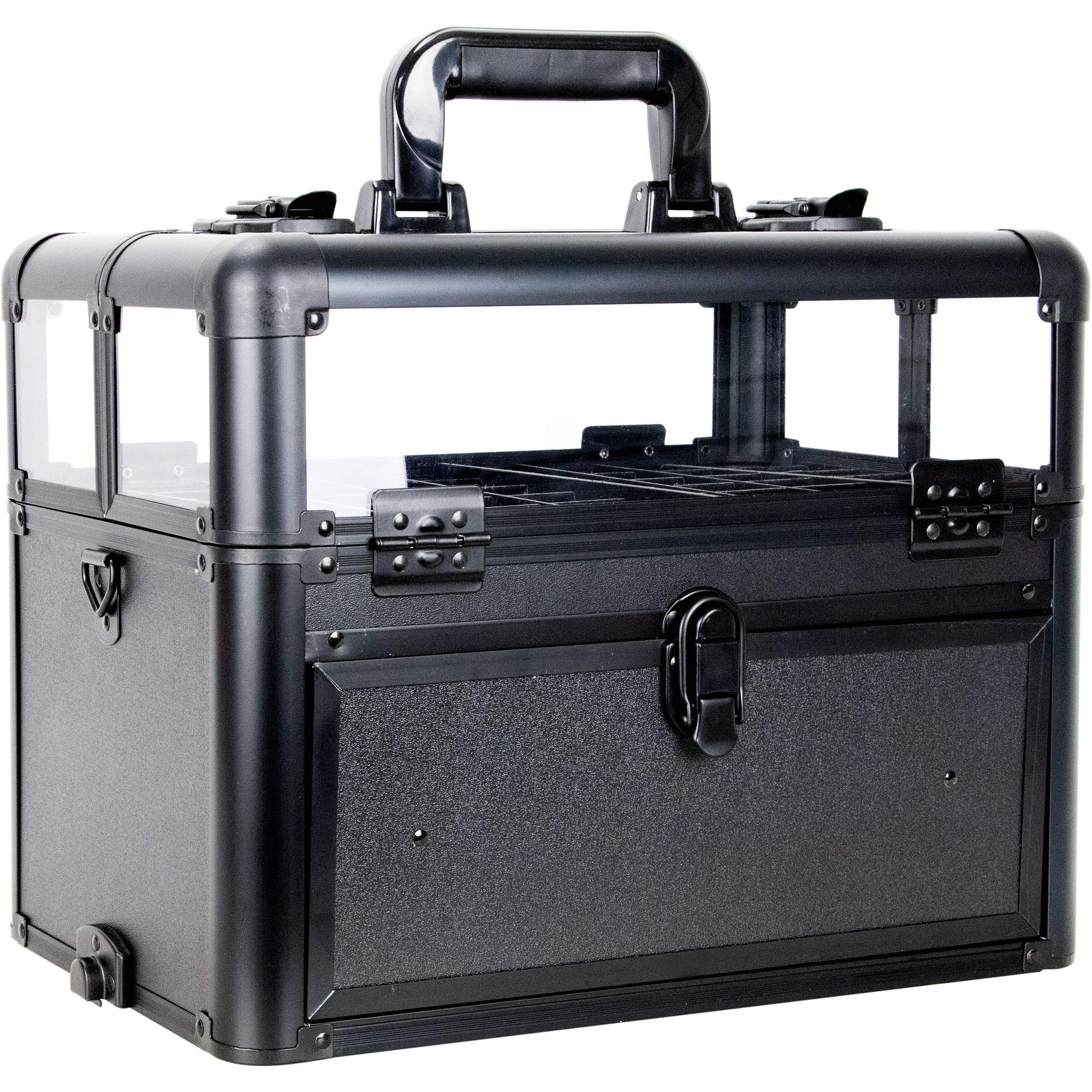 Ver Beauty Professional Rolling Nail Artist Case - Portable Nail Tech Organizer with Wheels for Salon, Travel & Home Use - Perfect for Manicurists & Nail Technicians