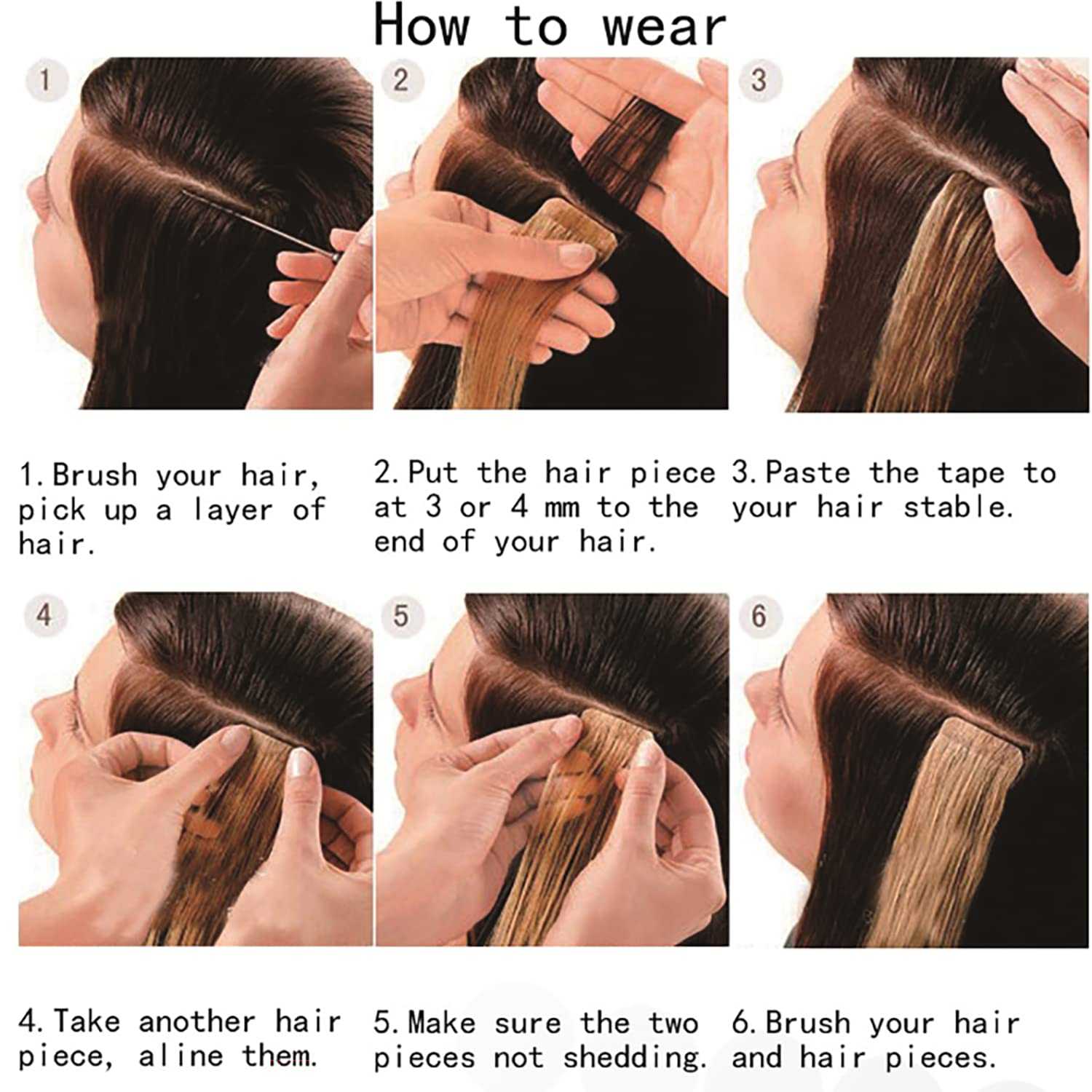 20 Pcs 50 Grams Tape in Human Hair Extensions - Remy Hair for Natural Look & Volume - Perfect for Daily Wear, Parties & Special Occasions