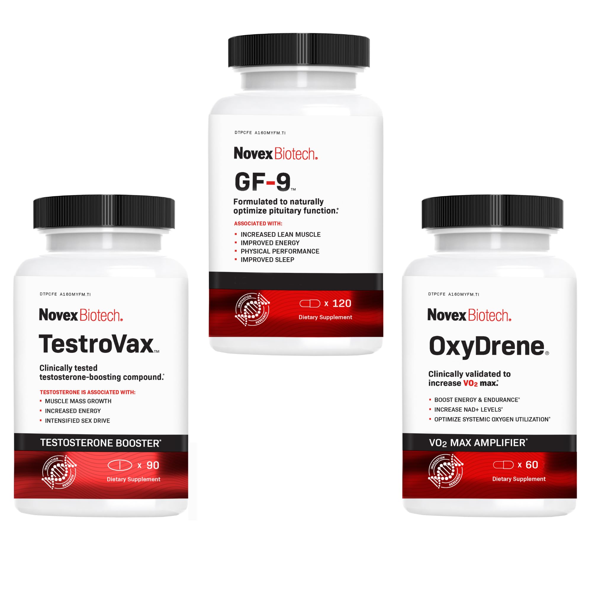 Premium Recharge Pack for Men - Natural Energy & Performance Booster Supplement - Supports Stamina, Drive & Endurance* - Ultimate Performance Trio - Ideal for Gym, Workouts & Active Lifestyle