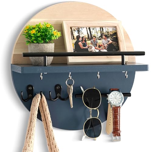 Light brown&Navy blue