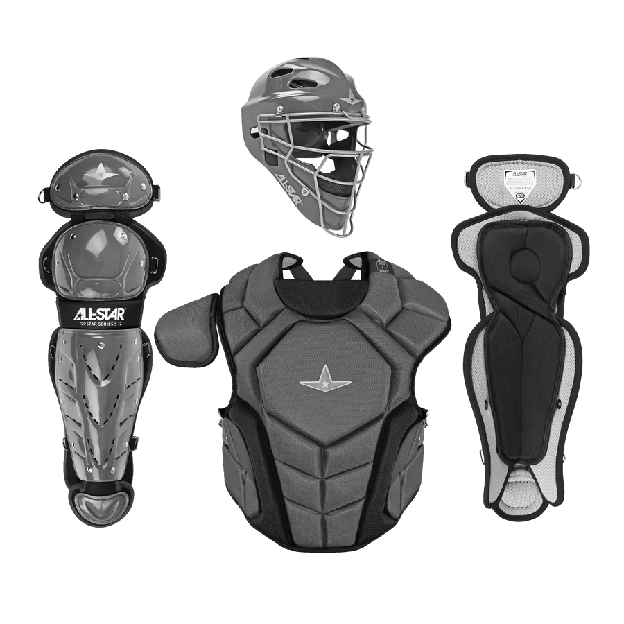 All Star Top Star Series Baseball Catcher's Set for Kids Ages 7-9 | CKCC TS 79 | Youth Baseball Gear for Practice & Games