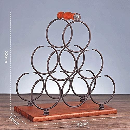 Premium Red Wine Glass Holder - Modern Creative Wine Rack for Home Decor, Living Room & TV Cabinet - Elegant Storage Solution for Wine Glasses & Stemware - Perfect for Entertaining & Dining Room Organization