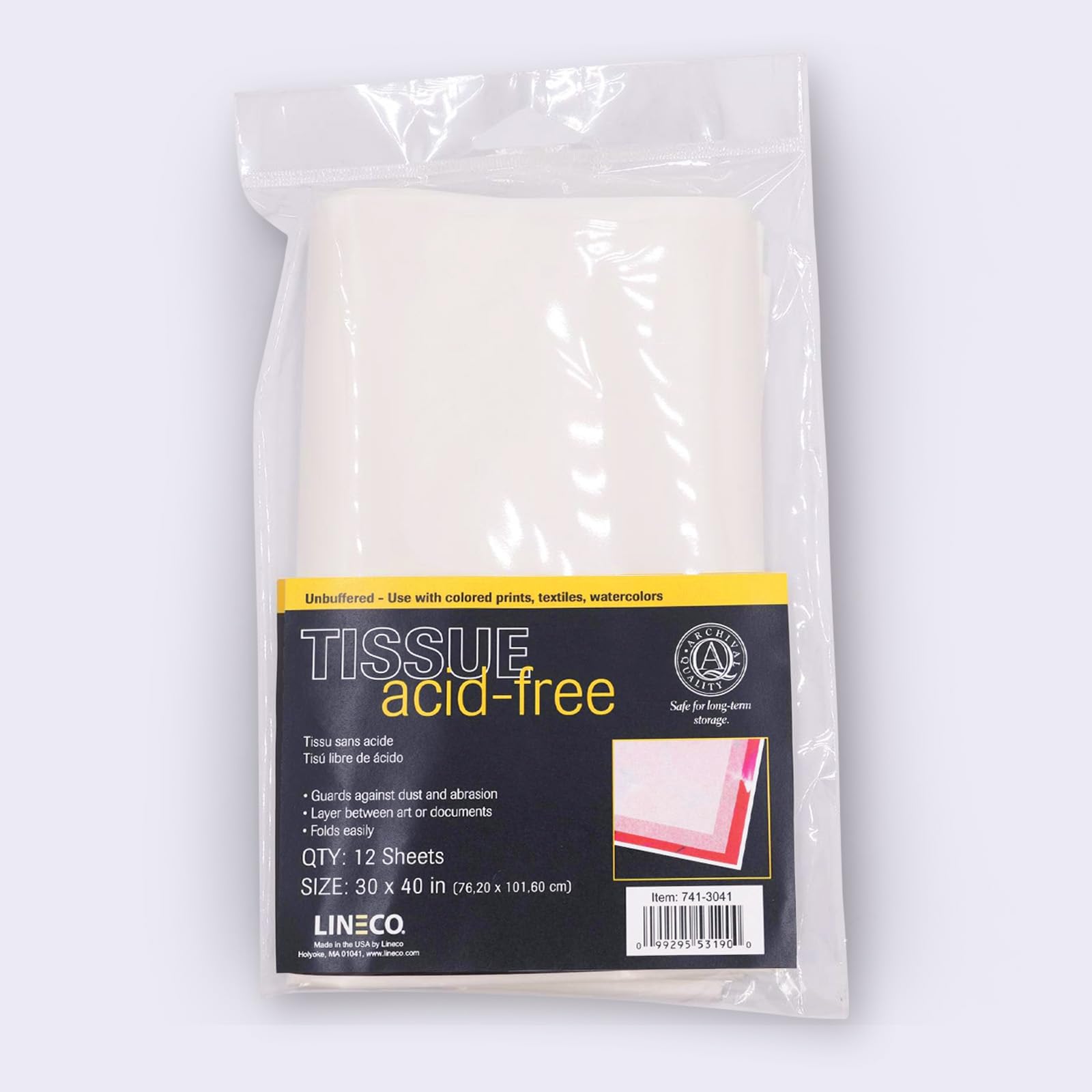 Acid-Free Unbuffered Interleaving Tissue Paper for Storage - 30