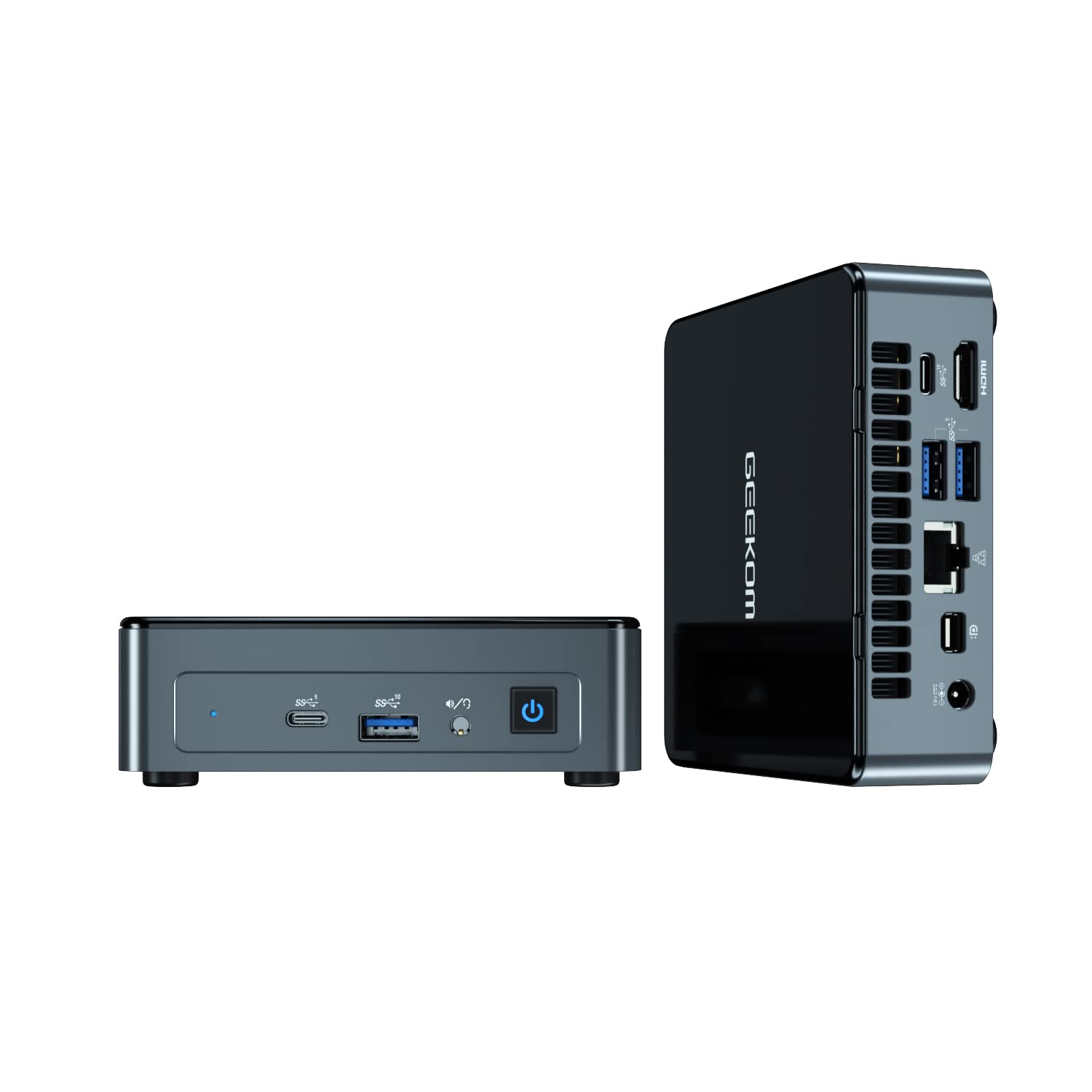 GEEKOM Mini PC Mini Air11 N5105 (Up to 2.9GHz) 16GB RAM 512GB SSD Windows 11 Pro Desktop Computer - 4K UHD, Dual WiFi, Bluetooth, HDMI, VESA Mount - Perfect for Home Office, Education & Home Theater PC (HTPC)