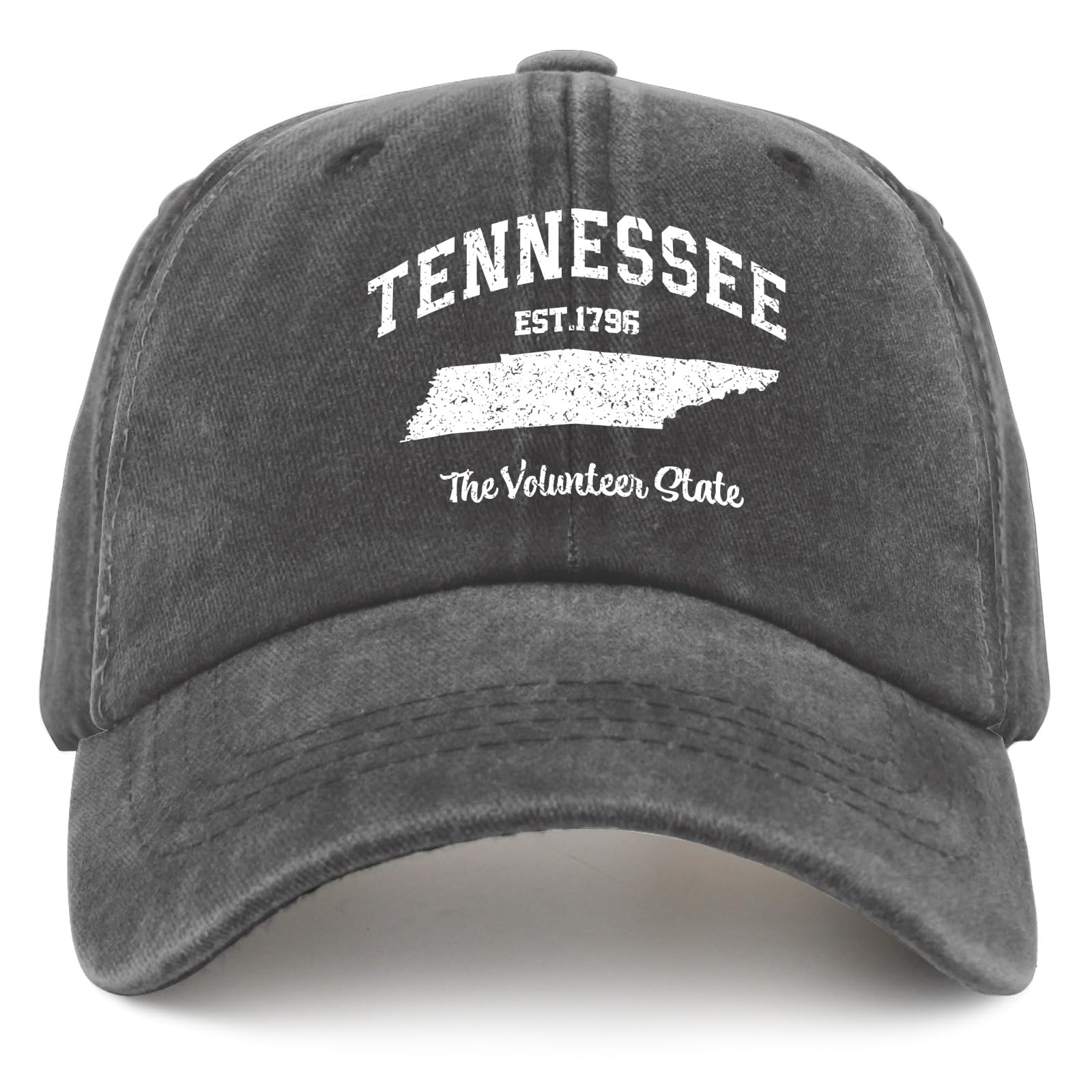 Tennessee Volunteer State Anime Trucker Hat - Pigment Black Baseball Cap for Women & Men, Cool Dad Gifts, Golf & Outdoor Activities