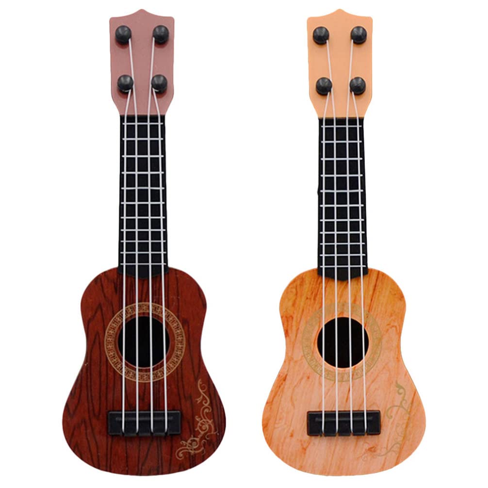 **2-Pack Kids Ukulele Toy with 4 Strings - Educational Musical Instrument for Toddlers & Preschoolers | Perfect for Beginners, Birthday Gifts & Early Music Learning**