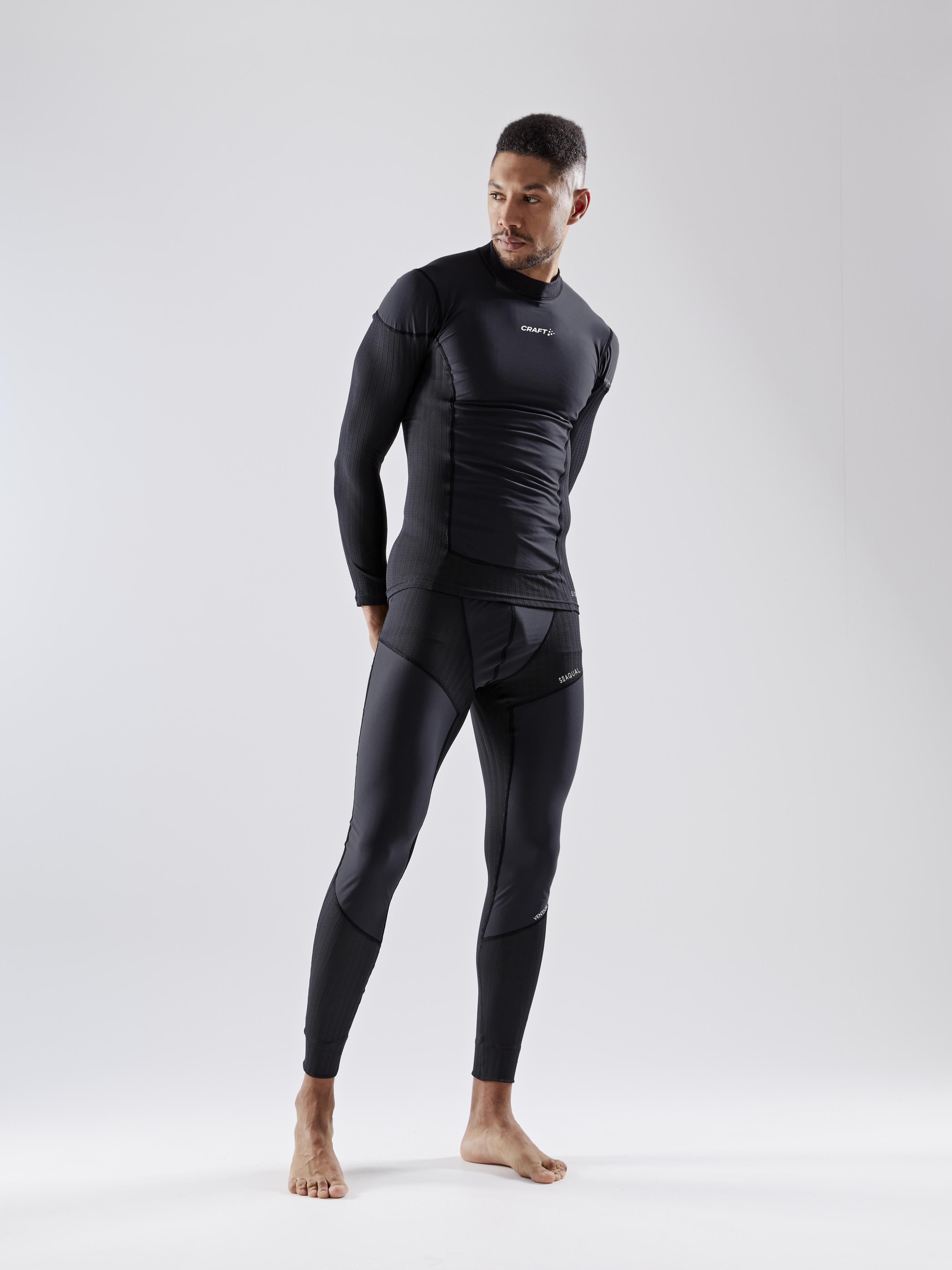 Men's Active Extreme X Wind-Resistant Base Layer Pants - Perfect for Hiking, Running & Outdoor Sports