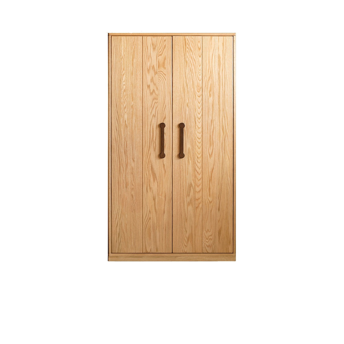 Premium Oak Solid Wood Kids Wardrobe - Multi-Functional Storage Organizer for Clothes, Toys & Books - Perfect for Bedroom, Nursery & Playroom Organization
