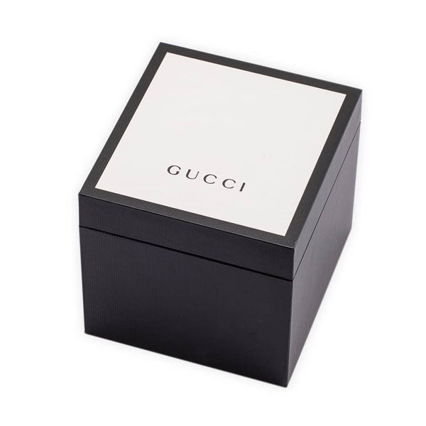 Gucci G Frame Women's Watch with Gold Mesh Band & Striped Dial - Elegant Luxury Timepiece for Women, Perfect for Parties, Work & Everyday Wear