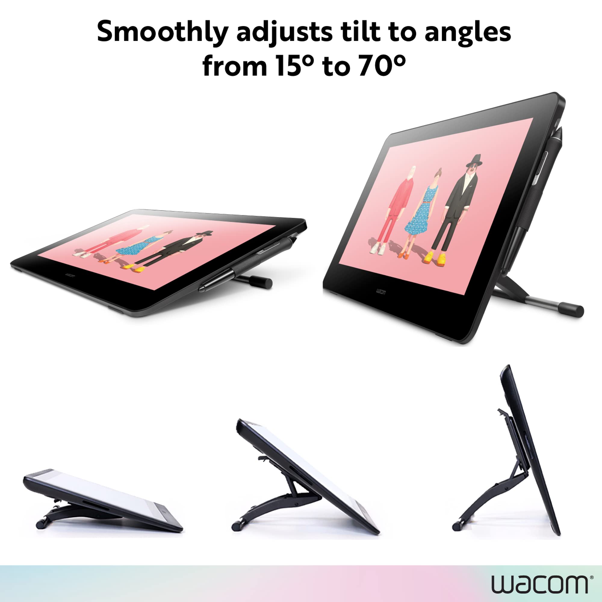 Wacom Cintiq Pro Adjustable Stand for Digital Artists - Ergonomic Drawing Tablet Stand for Graphic Design, Animation & Illustration Workspace Setup