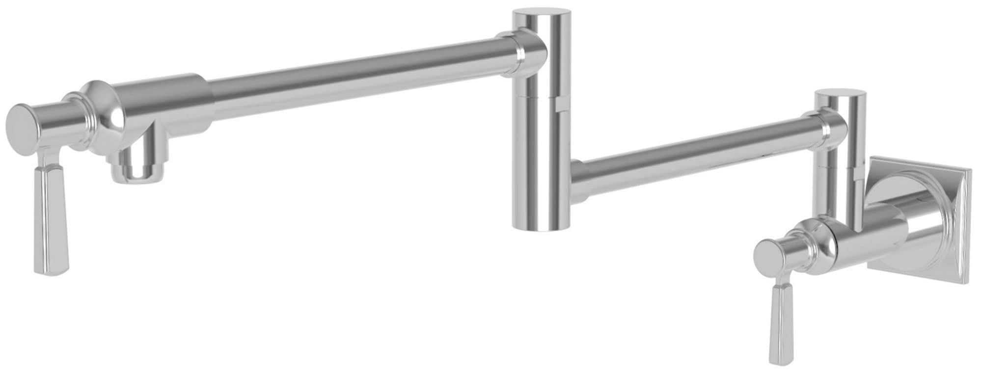 Newport Brass 3170-5503/26 Wall Mount Pot Filler Faucet in Polished Chrome - Perfect for Kitchen Sink, Stove & Cooking Area