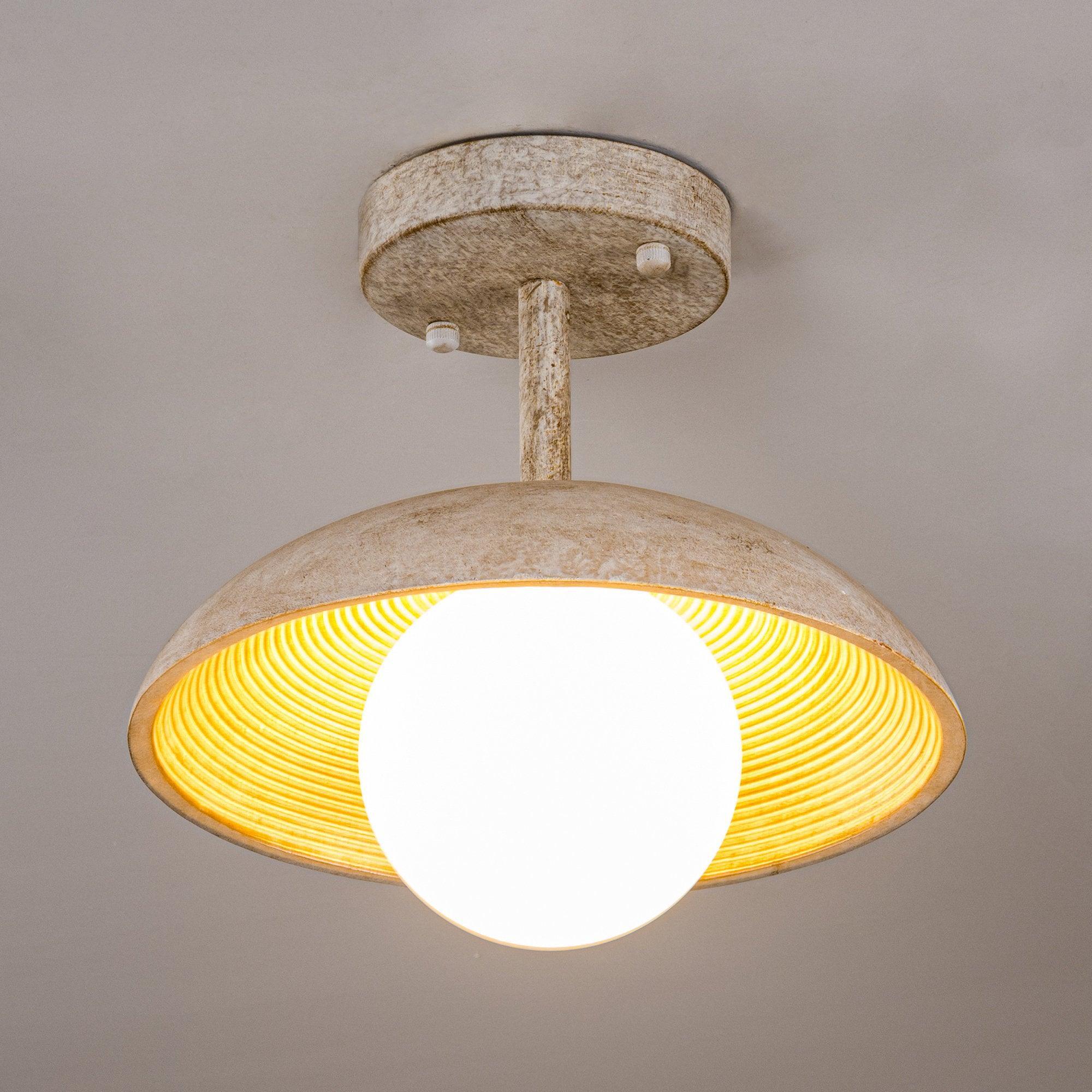 1-Light Iron Farmhouse Pendant Lighting - Rustic Industrial Ceiling Light Fixture for Kitchen Island, Dining Room & Entryway