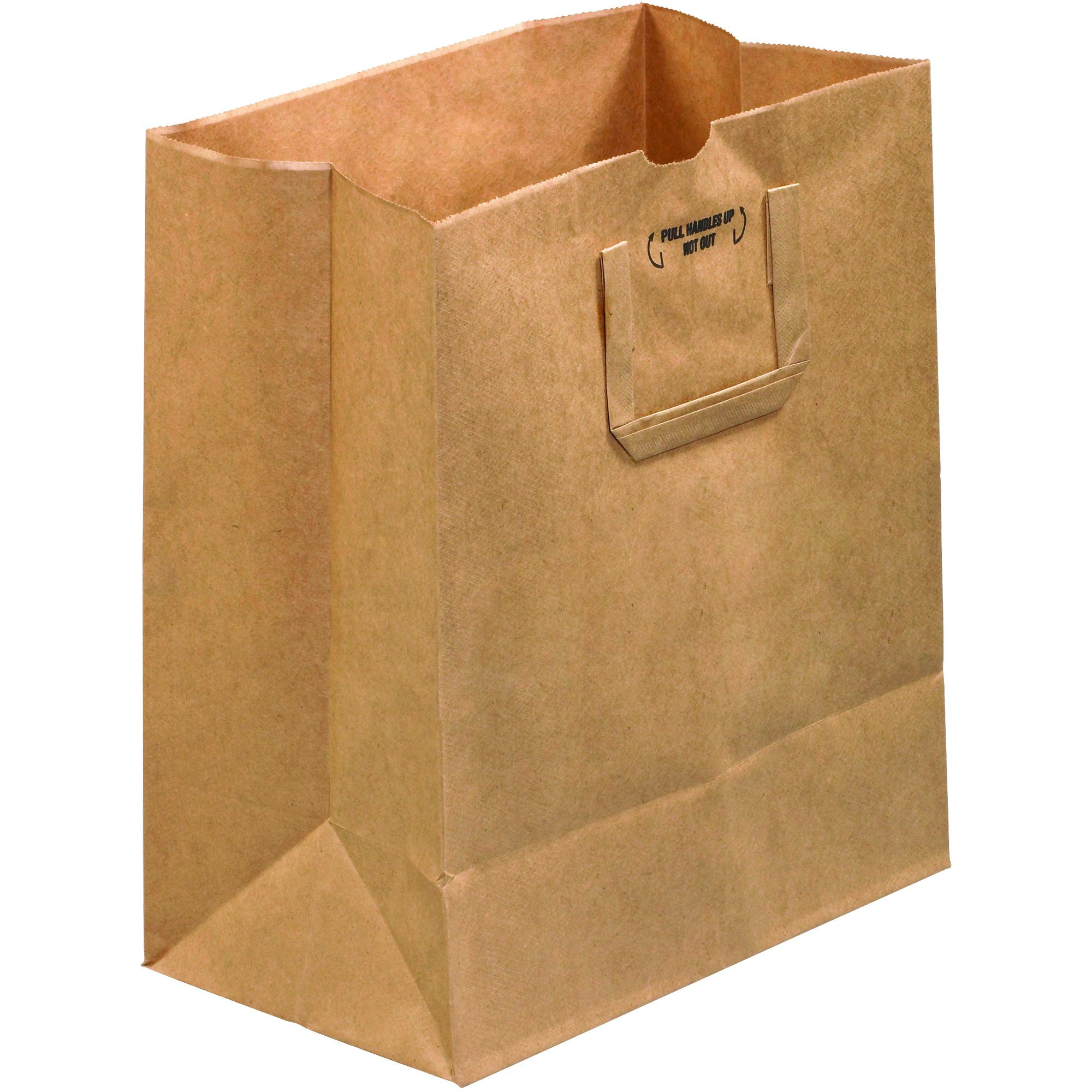 Partners Brand PBGFH101D Kraft Paper Grocery Bags - 12
