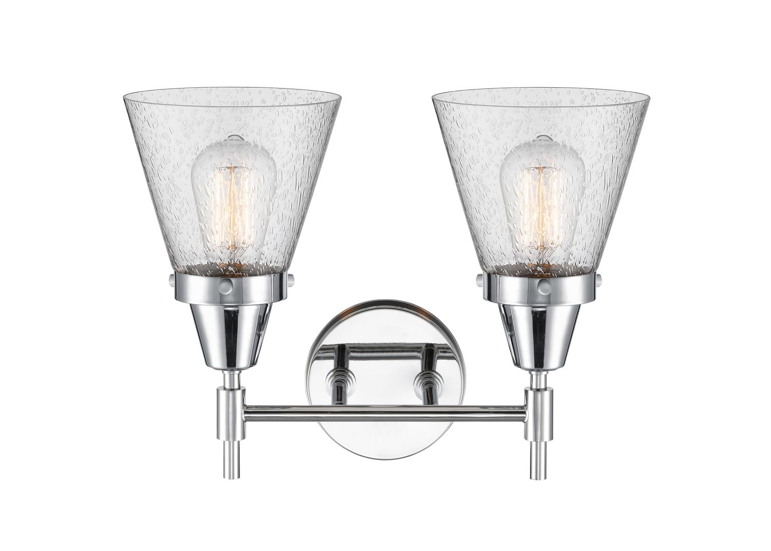 Innovations 447-2W-PC-G64-LED Modern Chrome LED Bathroom Vanity Light - Perfect for Bathroom, Powder Room & Dressing Area Lighting