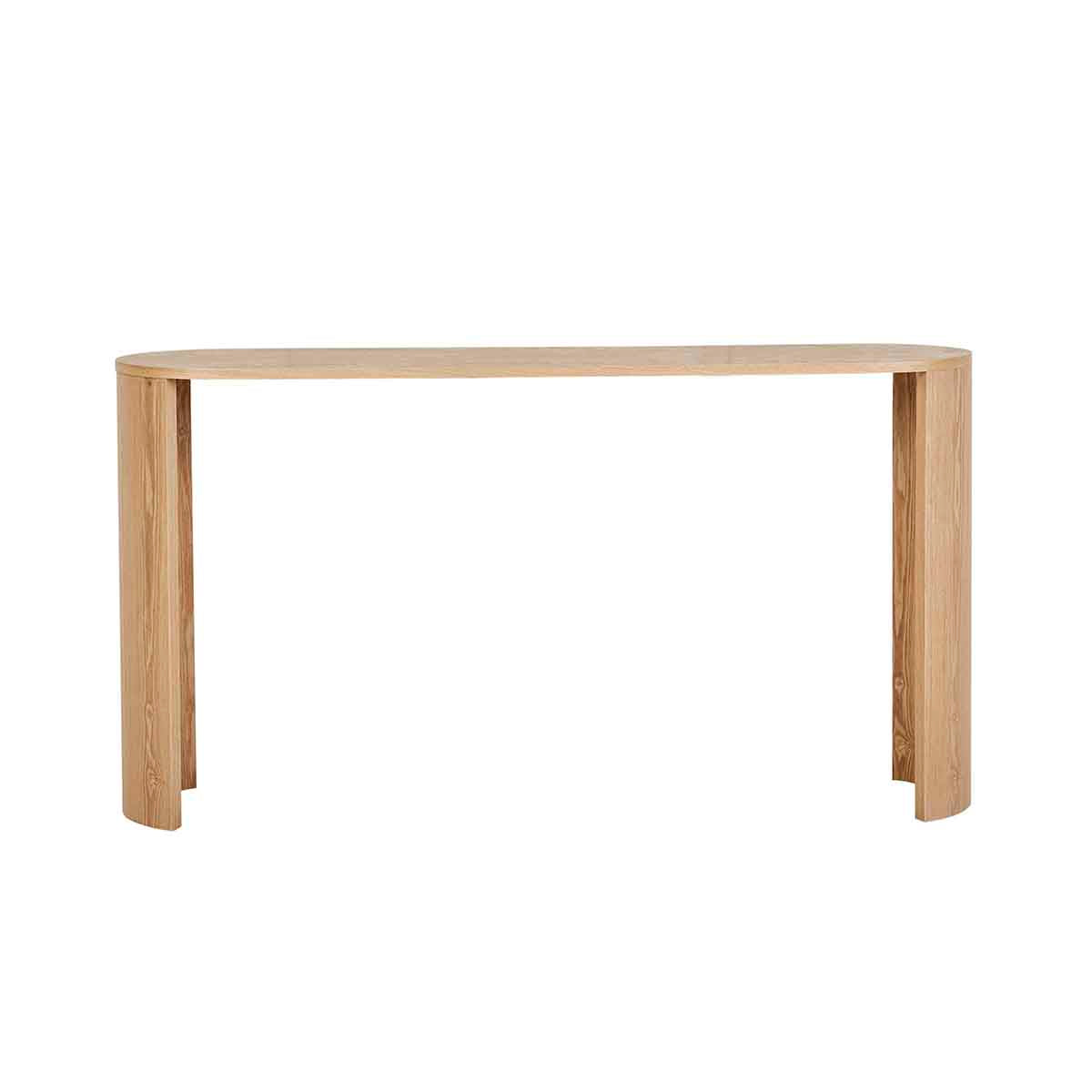 Classic Oval Console Table - Elegant Entryway & Living Room Furniture for Home Decor | Perfect for Hallway, Foyer & Apartment Decorating