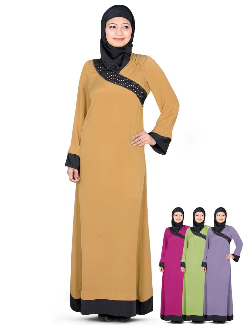 Abia Abaya - Elegant Islamic Dress for Women | Modest Fashion | Perfect for Prayer, Eid, and Special Occasions