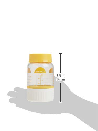 Chef'n 102-567-017 Buttercup Butter Maker - Handheld Lemon/Meringue Colored Butter Churner for Fresh Homemade Butter - Perfect for Baking, Cooking & Spreading on Toast