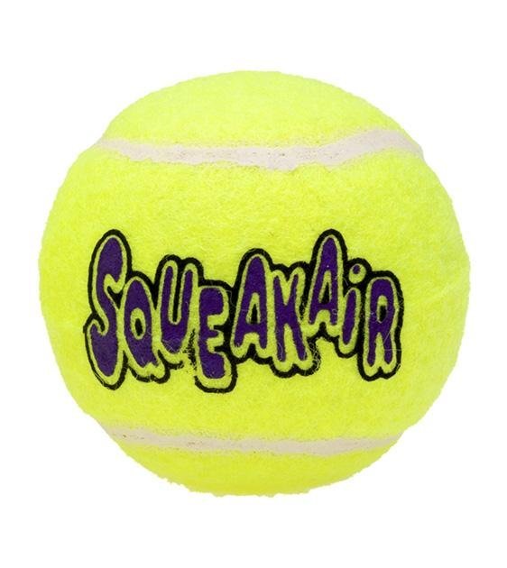 Kong AirDog Squeakair Ball Dog Toy - Durable Chew Toy for Medium & Large Dogs - Free Gift with $120+ Purchase - Perfect for Fetch, Training & Playtime Outdoors