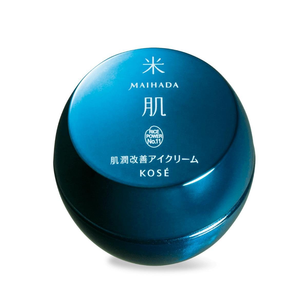 Kosé Maihada Hadajun Eye Cream 15g - Anti-Aging & Moisturizing Eye Treatment for Dark Circles & Wrinkles - Perfect for Night & Day Use