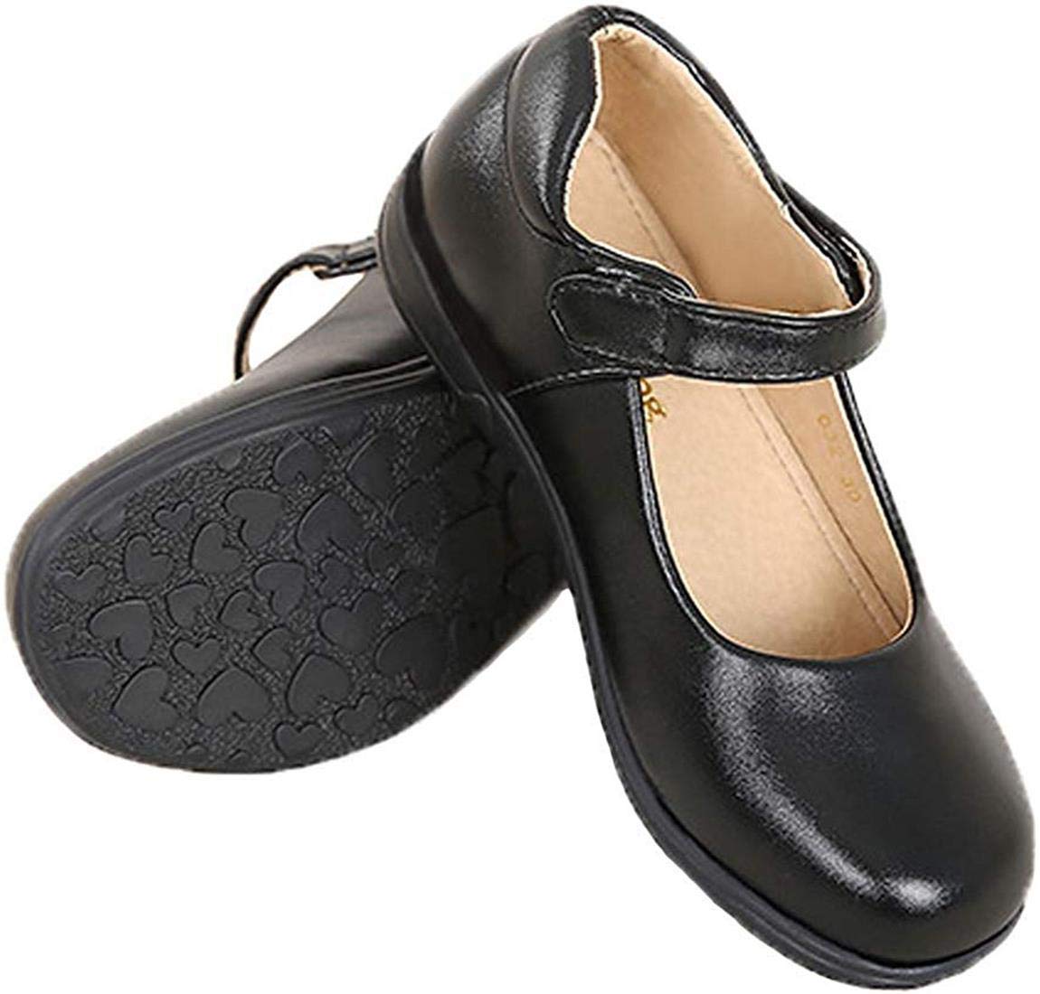 Girls Flat Oxford Shoes for School Uniform - Comfortable Dress Mary Janes for Kids - Perfect for Class, Church & Special Occasions