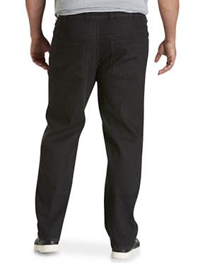 DXL Men's Big and Tall Athletic-Fit Jeans for Comfort & Style - Harbor Bay Stretch Denim Pants for Casual Wear & Outdoor Activities