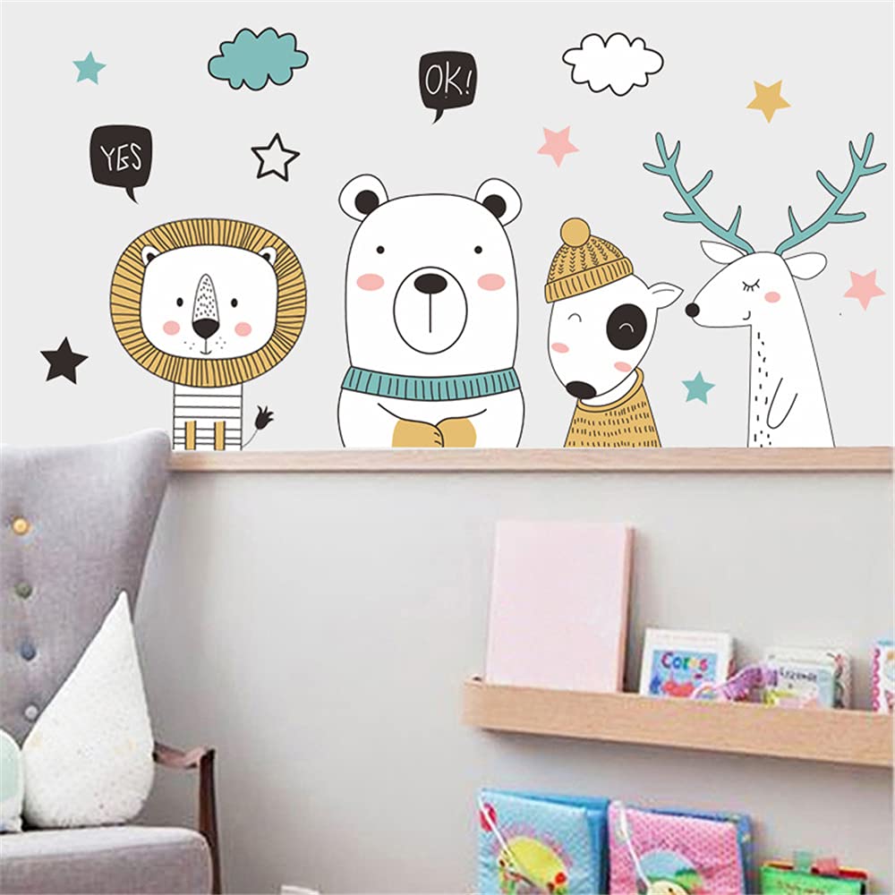 Kids & Pet Wall Stickers - Removable Decorative Vinyl Wall Decals for Nursery, Living Room & Bedroom - Fun Home Decor for Children's Rooms & Pet Spaces