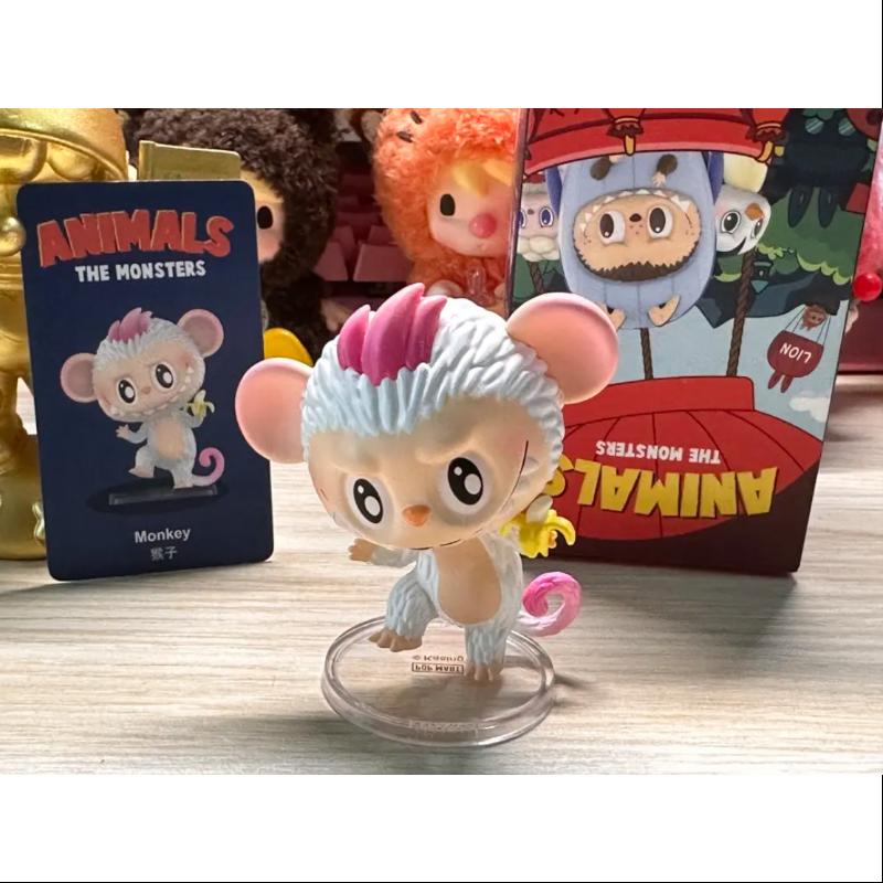Labubu The Monsters Animals Series Monkey - Cute Collectible Vinyl Figure for Home Decor, Office Display & Gift Giving | Perfect for Anime Fans, Toy Collectors & Kawaii Lovers
