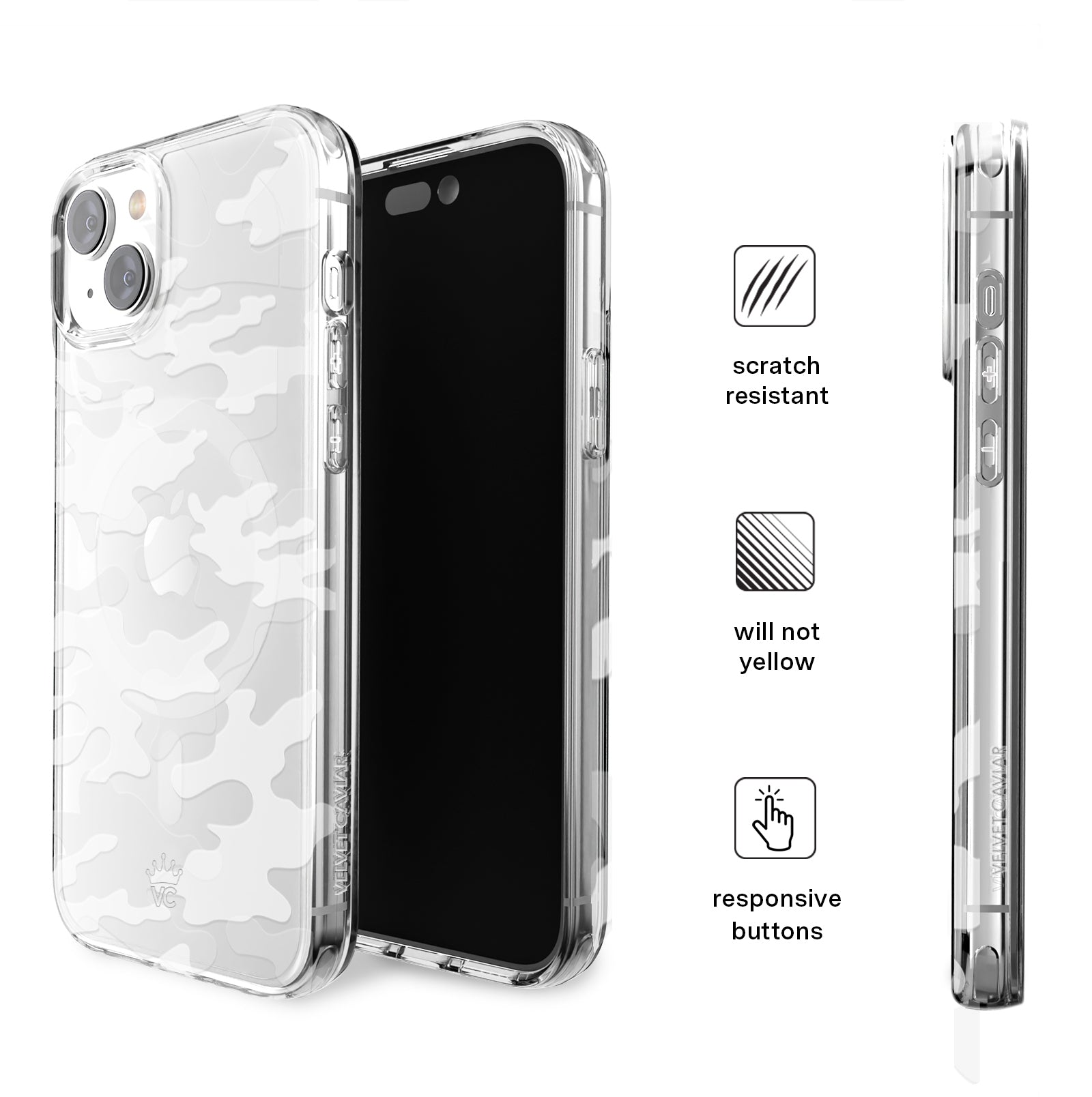 Frosted Camo iPhone Case - Matte Anti-Slip Protective Cover for iPhone [Model] | Perfect for Outdoor Adventures, Hiking & Daily Use