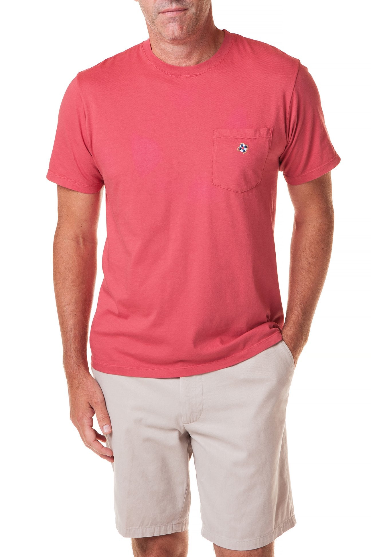 Castaway Beach Tee - Soft & Comfortable Cardinal Red T-Shirt for Men | Perfect for Summer Vacations, Beach Trips & Casual Outings