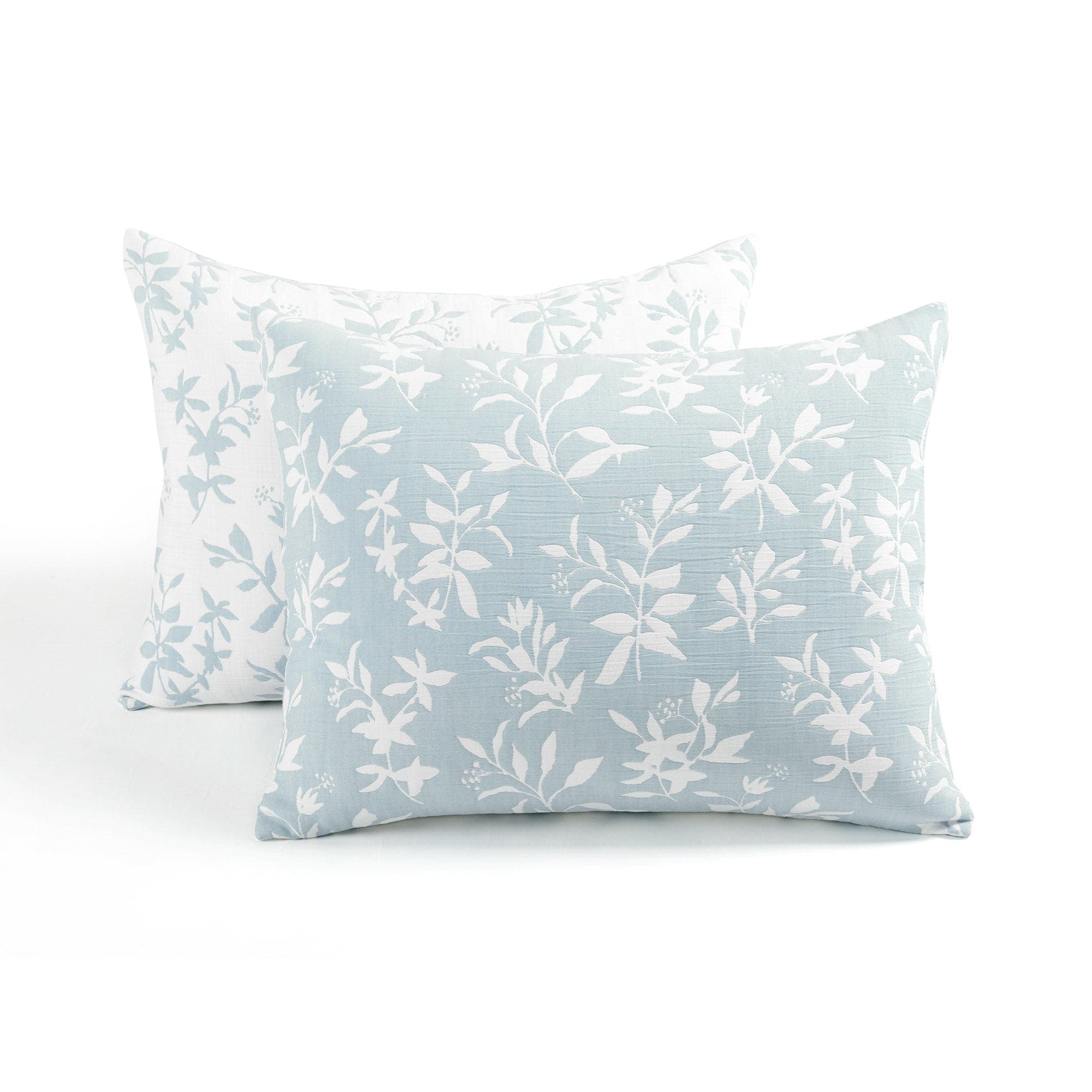 Floral Jacquard Reversible Soft Matelassé 3-Piece Quilt Set - Queen Size Bedding for Cozy Bedroom Decor