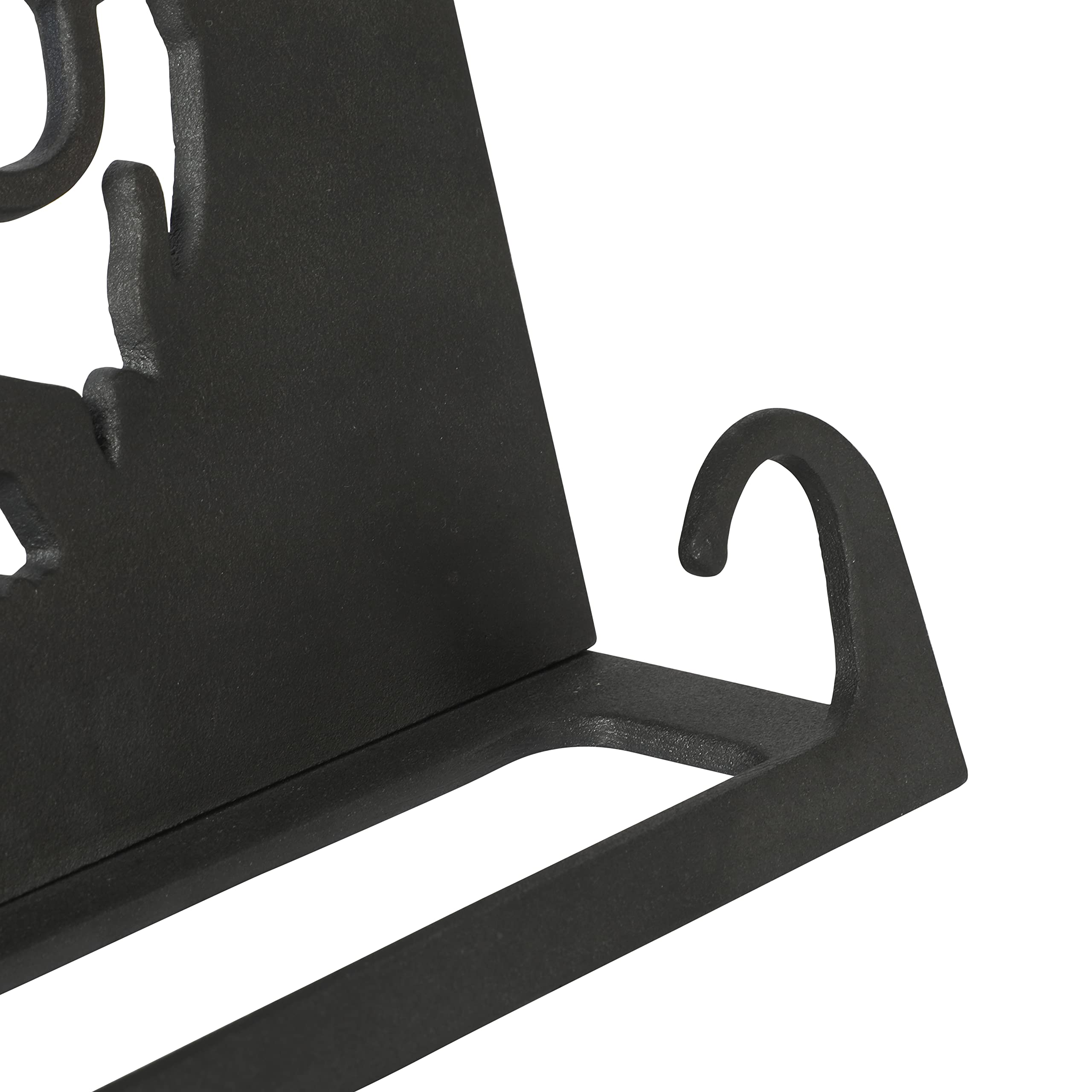 Babish Cast Iron Cookbook Stand - Heavy Duty Kitchen Cookbook Holder for Recipes, Baking & Cooking - Perfect for Countertop, Stove & Kitchen Use