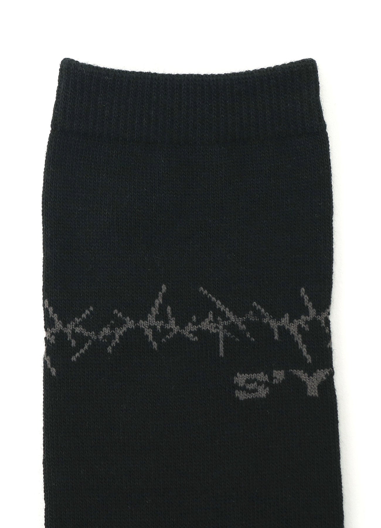 Breathable Cotton Plain Stitch Thorny Pattern Socks for Men & Women - Comfortable Everyday Wear, Gym, Running & Casual Outfits