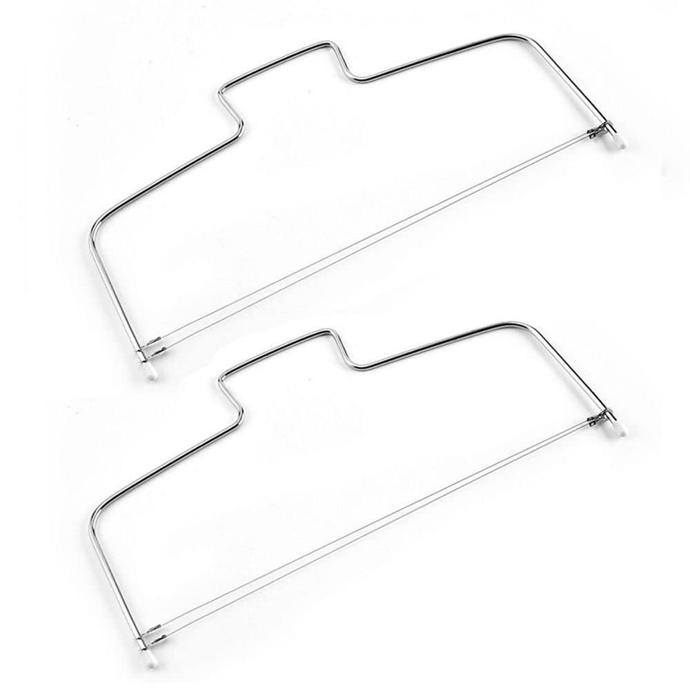 HomeSoGood 2-Piece Adjustable Pottery Slicer Wire Cutter Set - Ceramic Clay Cutting Tool for Pottery, Cake Decorating & Soap Making - Perfect for DIY Crafts & Kitchen Use