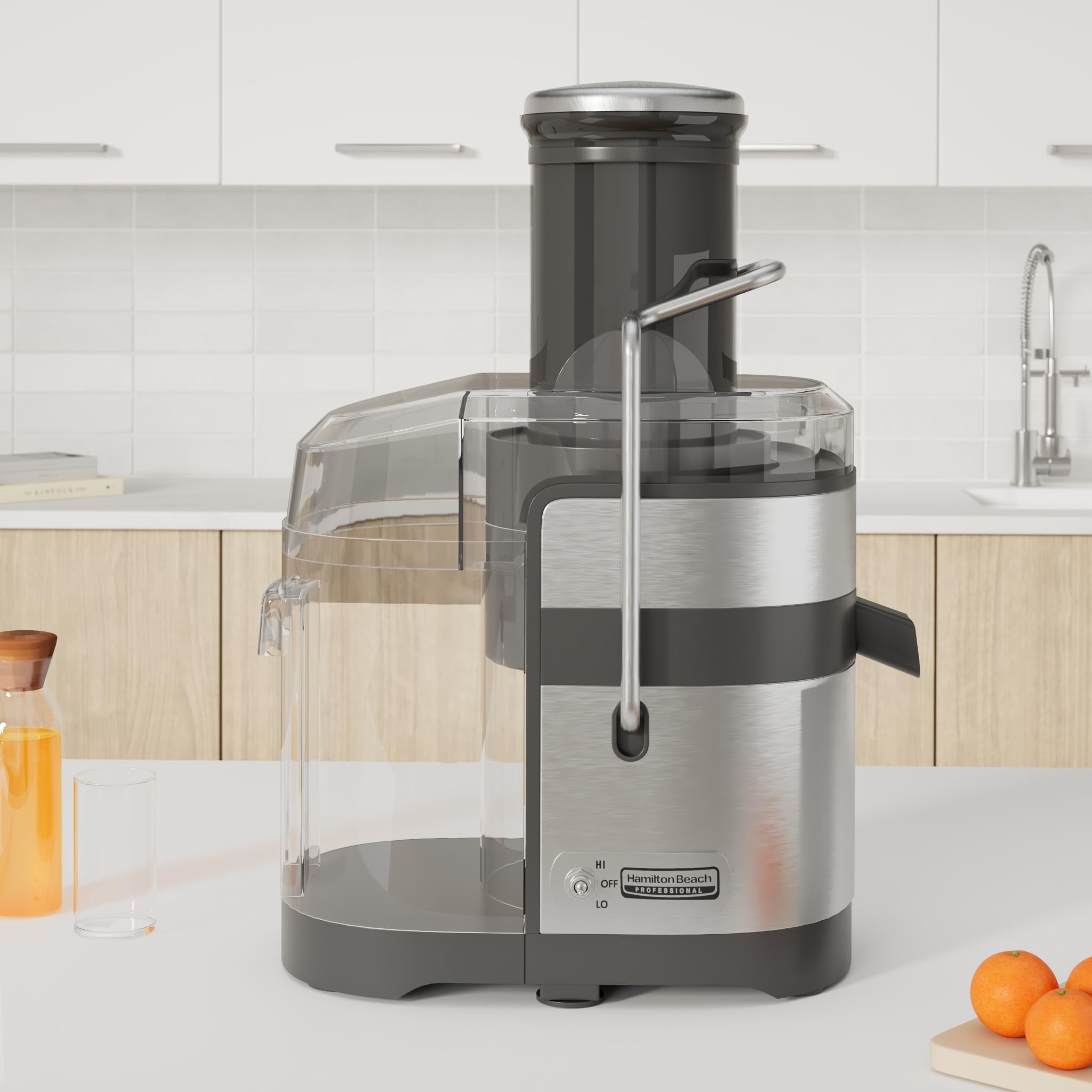 Hamilton Beach Professional Juicer Machine - 1100W High-Power Centrifugal Extractor with 3.5