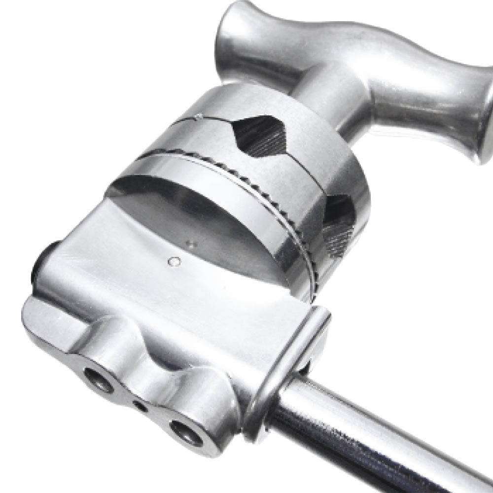 KCP 220 20-50cm Adjustable Silver Chrome Plated Extension Grip Arm with Ergonomic Handle - Perfect for Photography, Videography & Studio Equipment (Special Order)
