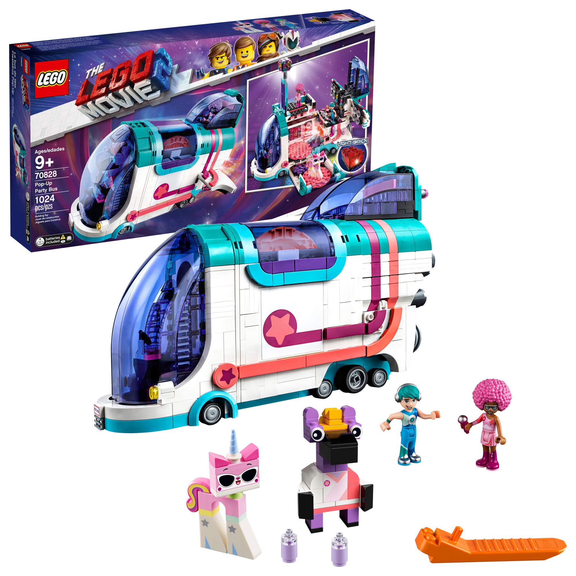 LEGO The Movie 2 Pop-Up Party Bus 70828 Building Kit (1013 Pieces) - Creative Construction Toy for Kids Ages 9+ | Perfect for Birthday Gifts, Playtime & Movie-Themed Adventures