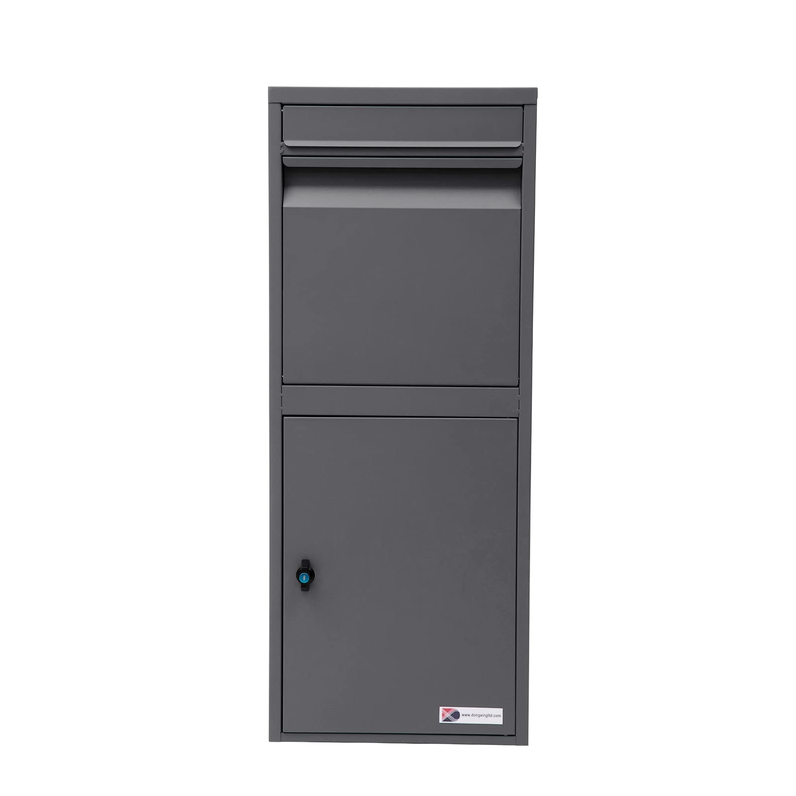 Extra Large Waterproof Outdoor Storage Box for Packages - Secure Locking Drop Box 16.73