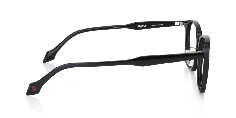 JINS x NARUTO SASUKE Model Black Anime Glasses - Stylish Naruto Cosplay Eyewear for Anime Fans & Collectors | Perfect for Cosplay Events, Comic Con & Daily Fashion