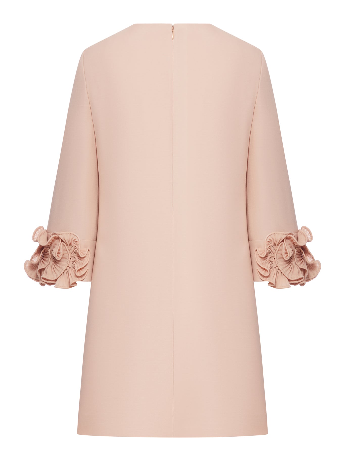 Valentino Garavani Crepe Dress in Nude Neutrals - Size 7B3VADX01CF 0LZ Rosemist | Elegant Evening Gown for Weddings & Special Occasions