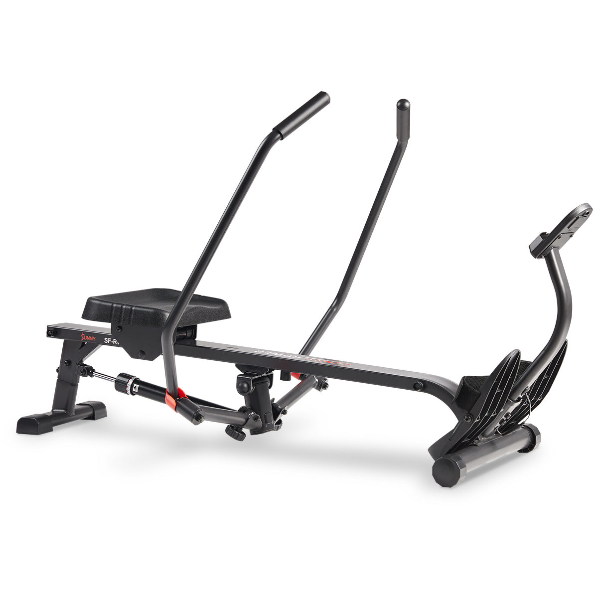 Smart Compact Full Motion Rowing Machine with 12 Levels Hydraulic Resistance - Home Gym Equipment for Cardio Workout & Full Body Training - Perfect for Small Spaces & Indoor Fitness