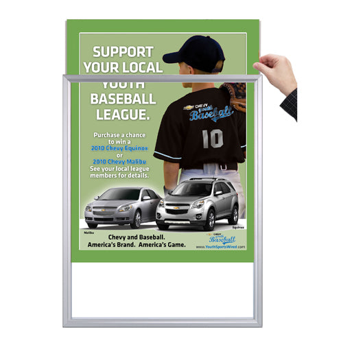 Premium Beveled Slide-In Picture Frames for 27x40 Posters - 1