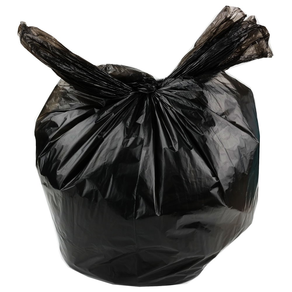 130 Counts 4 Gallon Trash Can Liners - Heavy Duty Black Garbage Bags for Small Wastebaskets, Bathroom, Office & Kitchen Use