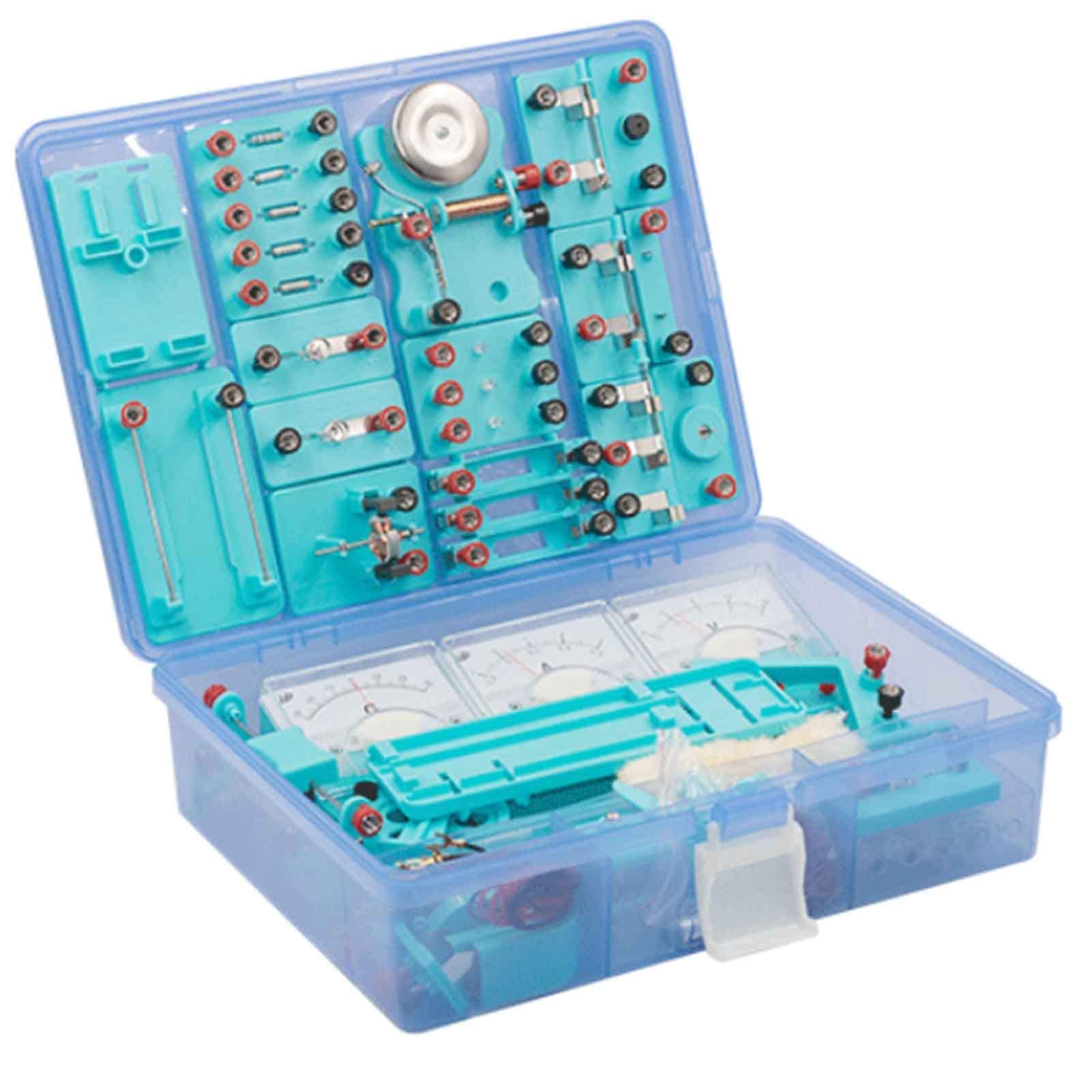 DIY Electronic Blocks Kit for Physics & Science Experiments - Circuit Building Set for Kids, Electromagnetic Lab for Junior Scientists - Perfect for STEM Learning & Classroom Labs