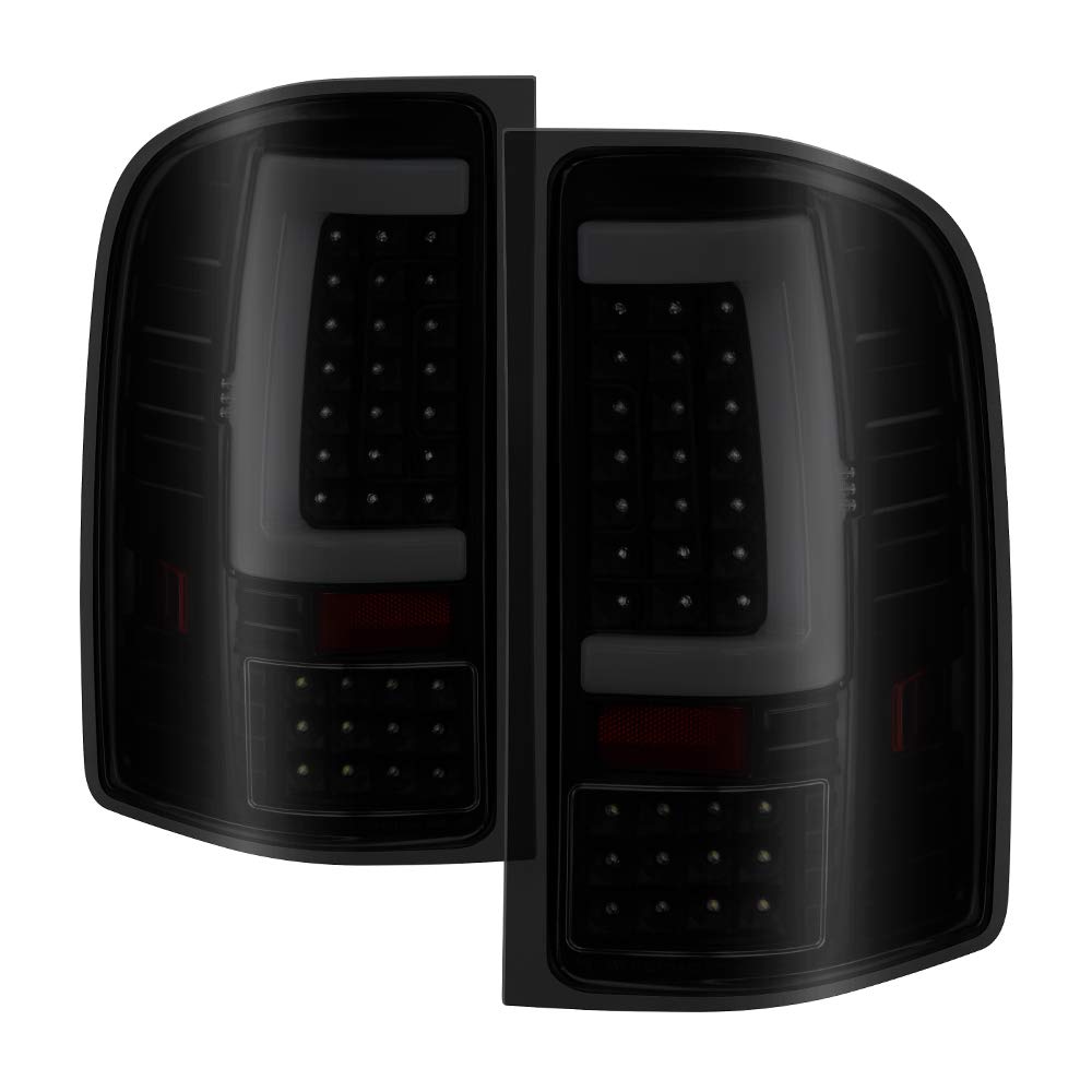 LED Tail Lights for Chevy Silverado 1500/2500/3500 (2007-2013) - Bright Brake Lights & Durable LED Light Bar - Perfect for Night Driving & Off-Road Adventures
